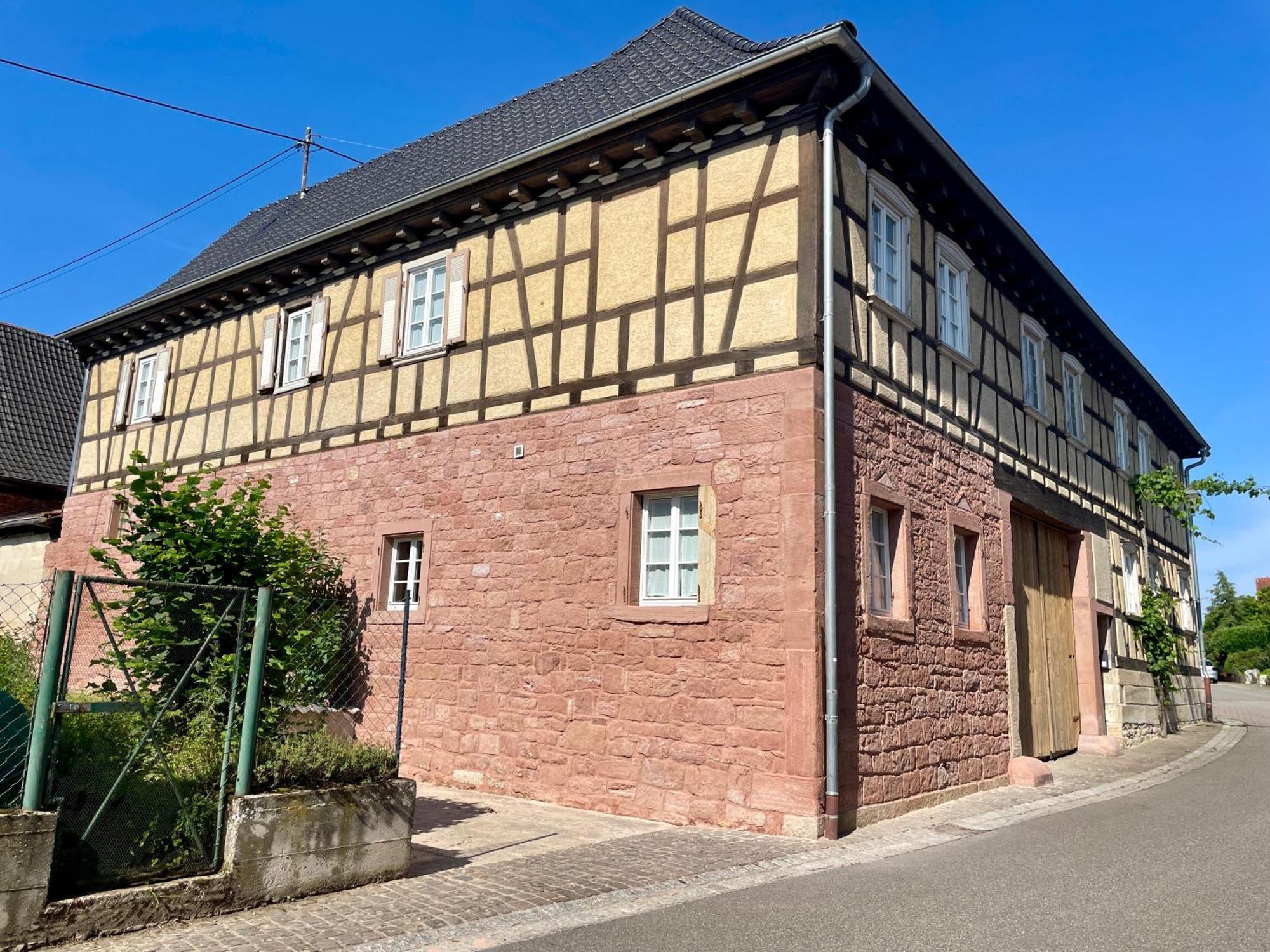 Villa Auszeit - Historisches Ferienhaus in der Südpfalz Dierbach Exterior foto