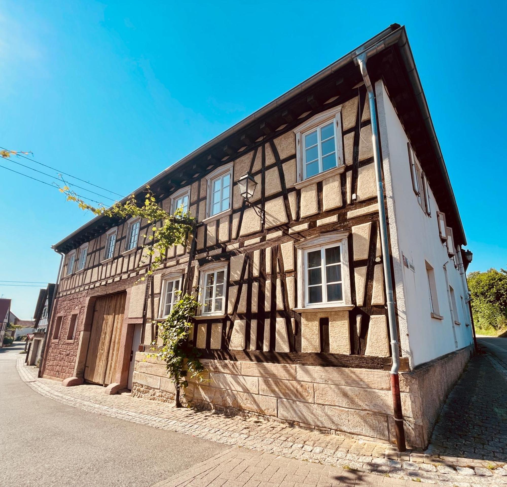 Villa Auszeit - Historisches Ferienhaus in der Südpfalz Dierbach Exterior foto